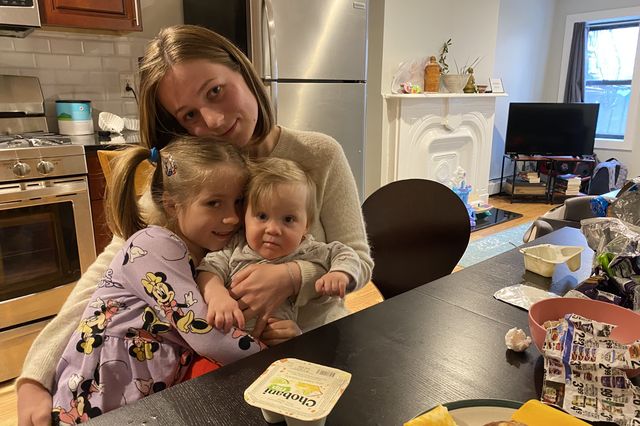 Iryna and Andriy Plaskon, along with their daughters Marta, 5, and Sofia, 10 months, fled Ukraine just ahead of the attack by Russian forces. They are starting new lives in Park Slope, Brooklyn.